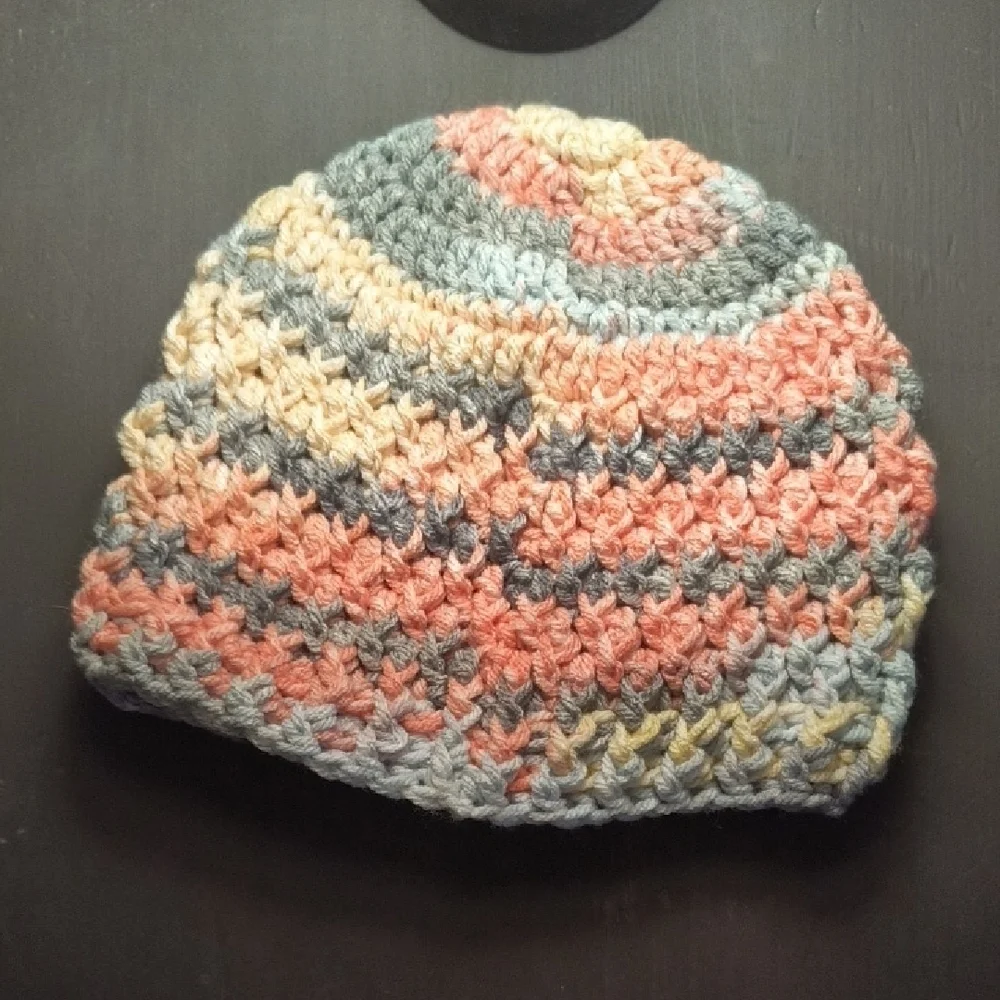 Multicolor Crochet Kids Beanie